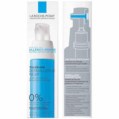 Texture close-up shows soothing gel-cream for Dermallergo Night Cream.