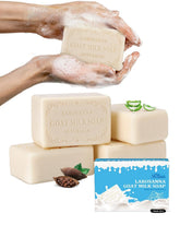 Jabón de leche de cabra Larosanna, barra de lujo, hidrata y nutre la piel