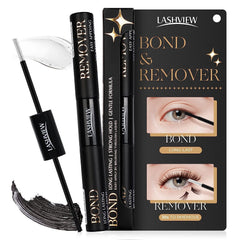 LASHVIEW cluster lash glue bottle for durable DIY extensions