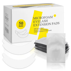 Parches LASHVIEW microfoam para ojos, suaves y cómodos para extensiones.