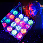 LATIBELL glow glitter gel bottle highlights bold colors for party-ready looks
