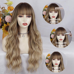 Lativ Synthetic Heat-Resistant Wig with breathable net for all-day comfort.