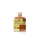 Lattafa 24 Carat Gold EDP bottle front, bold unisex fragrance impression.