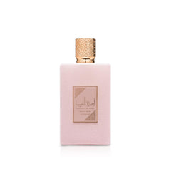 Lattafa Ameerat Al Arab Prive Rose bottle front for everyday elegance