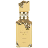 Lattafa Eclaire Banoffi bottle shows the elegant gourmand design for daily wear.