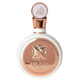 Lattafa Fakhar bottle front view, a vibrant floral-fruity fragrance for everyday wear.