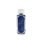 Lattafa Hayaati Al Maleky bottle front view for long-lasting amber-spicy wear.