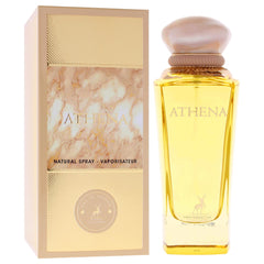 Lattafa Maison Alhambra Athena front label hints at premium fragrance.