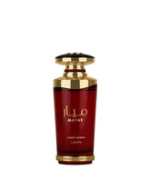 Lattafa Mayar Cherry Intense bottle, highlighting cherry and vanilla notes for a sophisticated unisex fragrance.