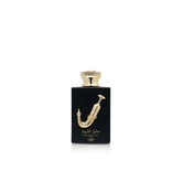 Lattafa Pride Ishq Al Shuyukh Gold bottle front showing the premium woody-leathery profile for daily wear.