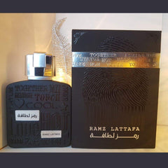 Lattafa Ramz Silver vanilla-tonka base, warm signature for evenings.