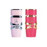 Lattafa Yara EDP spray bottle, vibrant daily fragrance option.