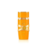 Lattafa Yara Tous bottle amber glow for warm evening elegance.