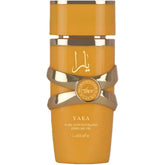 Lattafa Yara Tous mango-coconut-passionfruit top notes create tropical freshness for sunny days.