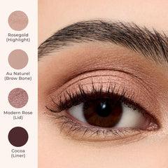 Laura Mercier Caviar Stick Rose Gold close-up highlighting shimmer and finish