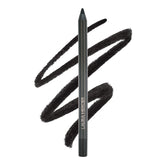 Laura Mercier Caviar Tightline Eyeliner tuxedo swatches reveal rich color.