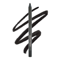 Laura Mercier Caviar Tightline Eyeliner tuxedo swatches reveal rich color.