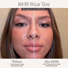 Laura Mercier Translucent Powder on skin for natural non-cakey look