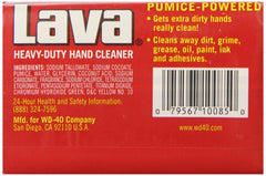 Lava hand cleaner moisturizers keep hands soft while removing grease and ink