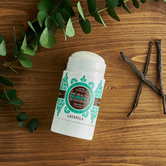 Aplicación suave de Lavanila Vanilla Eucalyptus en barra sólida