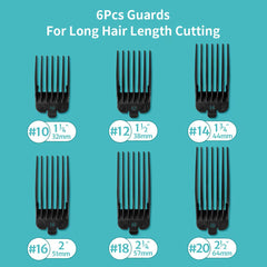 LAVEST clipper guards compatible with Wahl clippers for easy replacement.