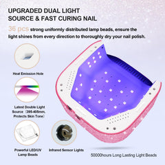 Lavinda UV nail lamp with LCD display for precise timer control