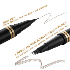 LAVONE Eyebrow Pen ultra-precise strokes define sparse brows with realistic density.