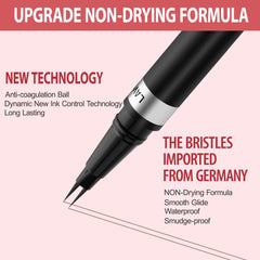 LAVONE included blending brush for seamless brow shading.