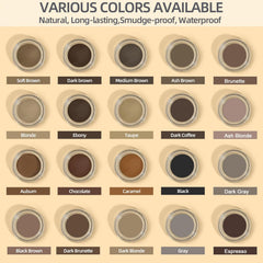 LAVONE brow dip delivers long-lasting, smudge-proof color.