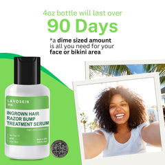 Lavoskin Tea Tree Gel soothes ingrown hairs with calm relief.