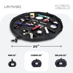 Cosmo bag highlights water-resistant material ready for spills