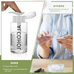 Layhit reusable plastic dispenser bottle ideal for repeated home and salon use.