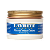 Layrite Natural Matte en envase de 1,5 oz, ideal para viaje y uso diario.