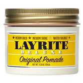 Layrite Original Pomade envase facilita uso diario y estilo duradero.