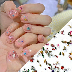 LBPEPAMZ mini diamonds set provides versatile decor for at-home manicure creativity