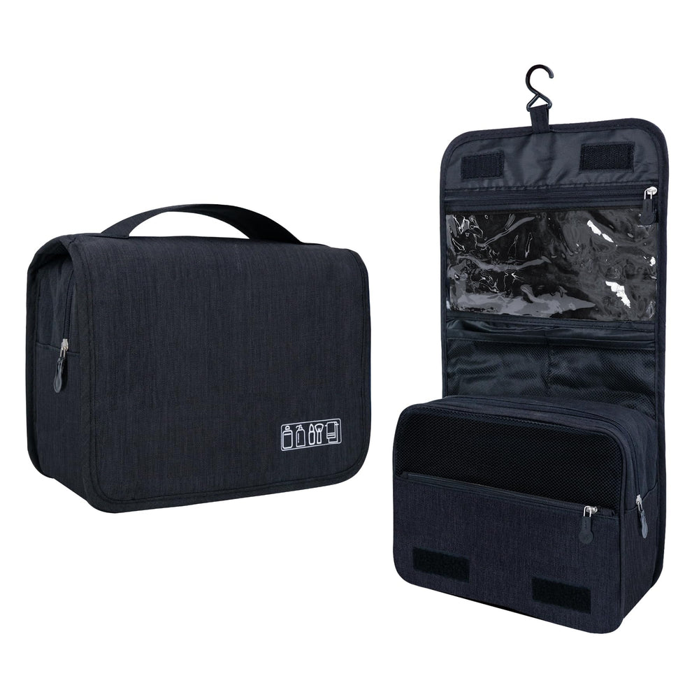 Lcsmaokin toiletry bag folded size ideal for compact packing on trips.