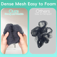 LCZLBath shower loofah green color for family-friendly care.