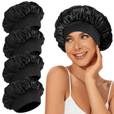 LEADUWAY bonete de seda satin para dormir con ajuste elástico protege el cabello