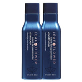 Leaf & Flower shampoo bottle front with botanical cleansing benefits