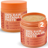 Lebanta raw batana oil bottle close-up highlighting pure organic formula for hair nourishment