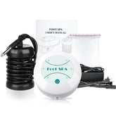 Front view of Lecaung foot detox machine showing compact home spa design.