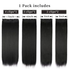 LEEONS two-clip weft adds subtle, even layering for daily wear