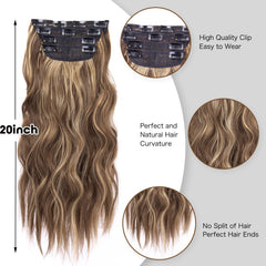 LEEONS soft synthetic hair texture close-up