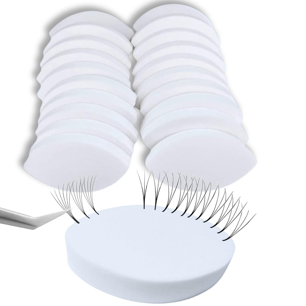 LEES A.M. lash sponge eye-shaped practice for realistic mapping