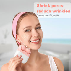 Leeshine Ice Roller two heads: versatile massage for face and body.