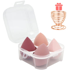 Leeshine makeup sponge set with varied shapes for precise blending.