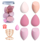Leeshine makeup sponge set with egg case for travel-ready blending