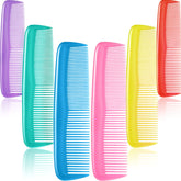 Leinuosen 12-piece hair combs set in yellow for portable styling on the go