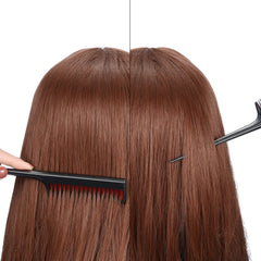 Leinuosen 3-rows teeth teasing comb provides extra volume for backcombing and styling.
