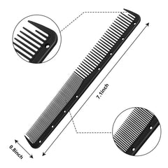 Leinuosen carbon cutting comb with precision teeth for styling.